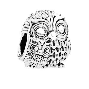 S925 Sterling Silver Mother Owl & Baby Owl - NWT
